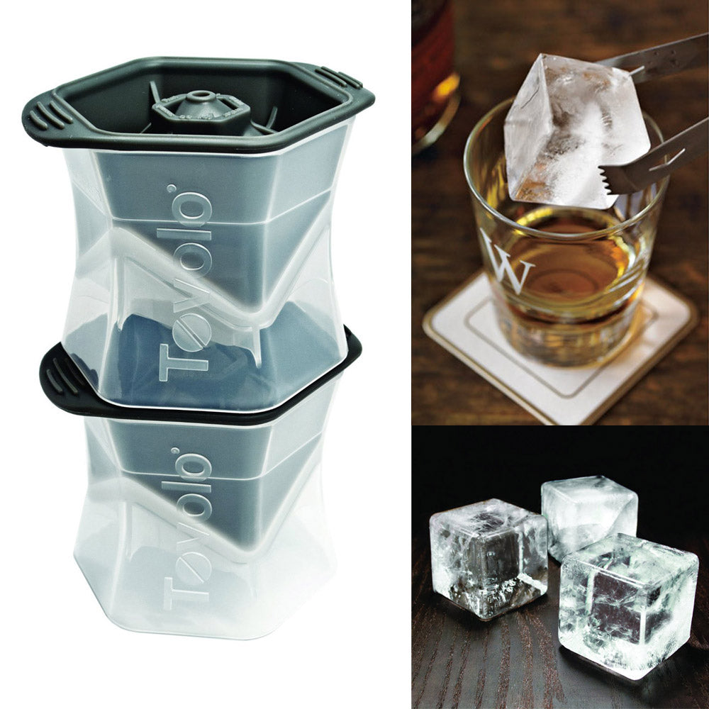 Cool Gift, Giant Square Ice Cube Maker 2 Pcs